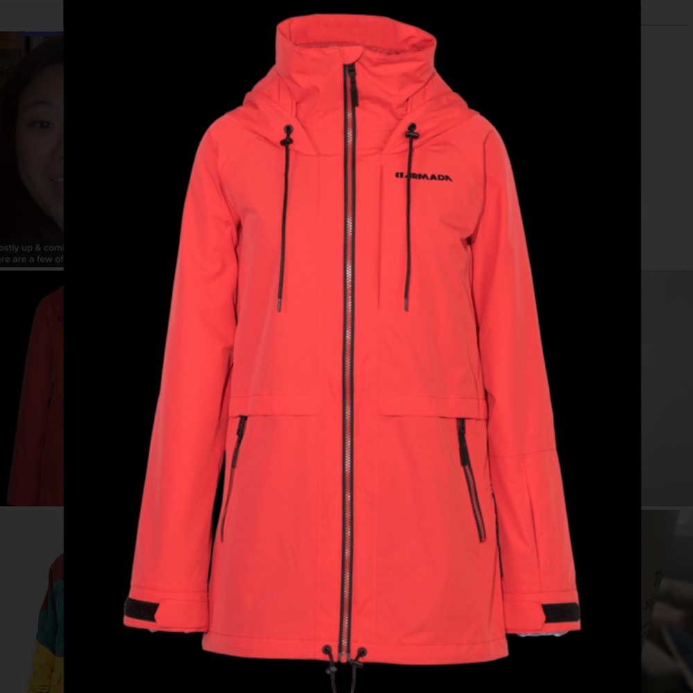 Armada Gypsum Jacket- Hot Coral